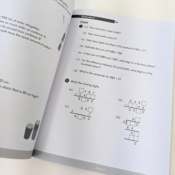 Singapore Dimensions Math Workbook 3B - Picture 3 of 6